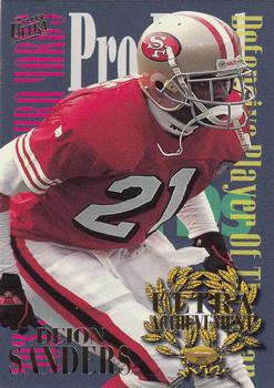 Deion Sanders San Francisco 49ers 1995 Ultra Fleer NFL Achievements #7